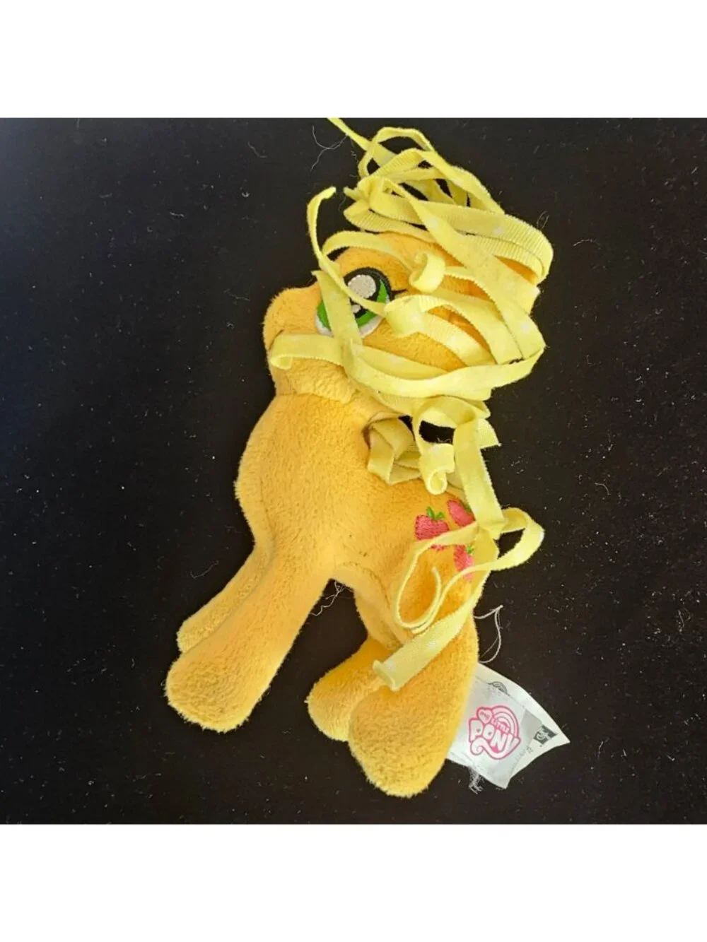 My Little Pony Applejack Plush Toy With Ribbon Mane 7